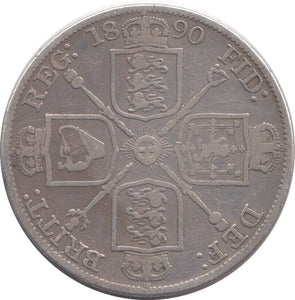 1890 DOUBLE FLORIN ( NF ) 6 - Double Florin - Cambridgeshire Coins
