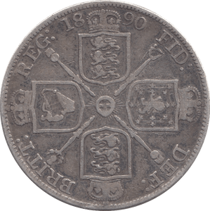 1890 DOUBLE FLORIN ( VF ) 8A - Double Florin - Cambridgeshire Coins