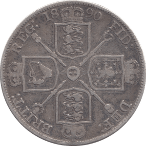 1890 DOUBLE FLORIN ( VF ) 8A - Double Florin - Cambridgeshire Coins
