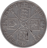 1890 DOUBLE FLORIN ( VF ) 8 - Double Florin - Cambridgeshire Coins