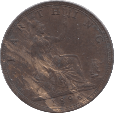 1890 FARTHING ( AEF ) - Farthing - Cambridgeshire Coins