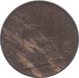 1890 FARTHING ( AEF ) - Farthing - Cambridgeshire Coins