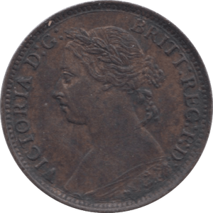 1890 FARTHING ( AUNC ) 23 - Farthing - Cambridgeshire Coins