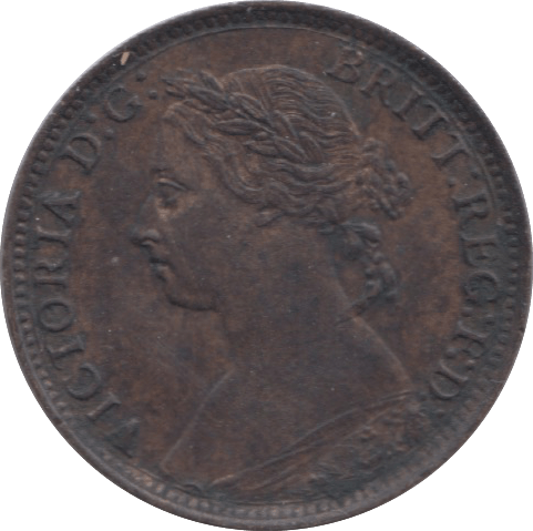 1890 FARTHING ( AUNC ) 23 - Farthing - Cambridgeshire Coins