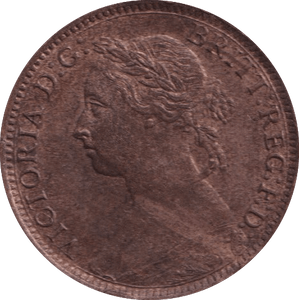 1890 FARTHING ( AUNC ) - Farthing - Cambridgeshire Coins