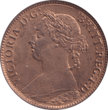 1890 FARTHING ( BU ) - Farthing - Cambridgeshire Coins