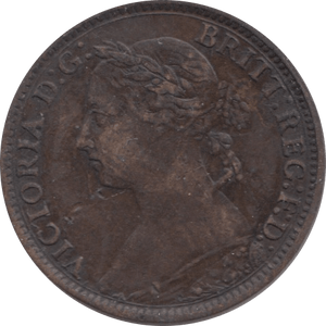 1890 FARTHING ( FAIR ) - Farthing - Cambridgeshire Coins