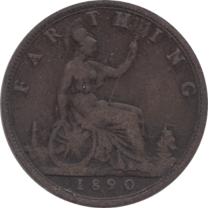 1890 FARTHING ( GF ) 1 - Farthing - Cambridgeshire Coins