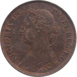 1890 FARTHING ( UNC ) 18 - Farthing - Cambridgeshire Coins