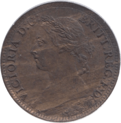 1890 FARTHING ( UNC ) 18 - Farthing - Cambridgeshire Coins