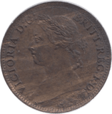 1890 FARTHING ( UNC ) 18 - Farthing - Cambridgeshire Coins