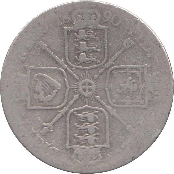 1890 FLORIN ( FAIR ) 3 - Florin - Cambridgeshire Coins