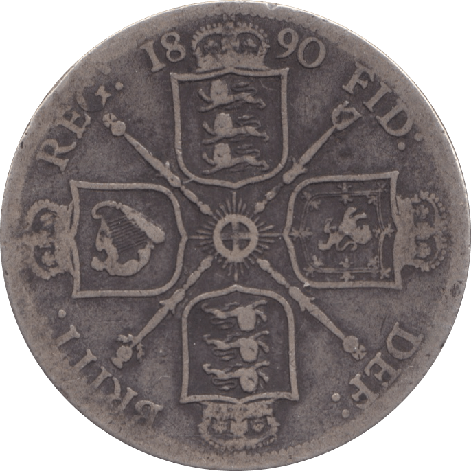 1890 FLORIN ( FAIR ) 5 - Florin - Cambridgeshire Coins