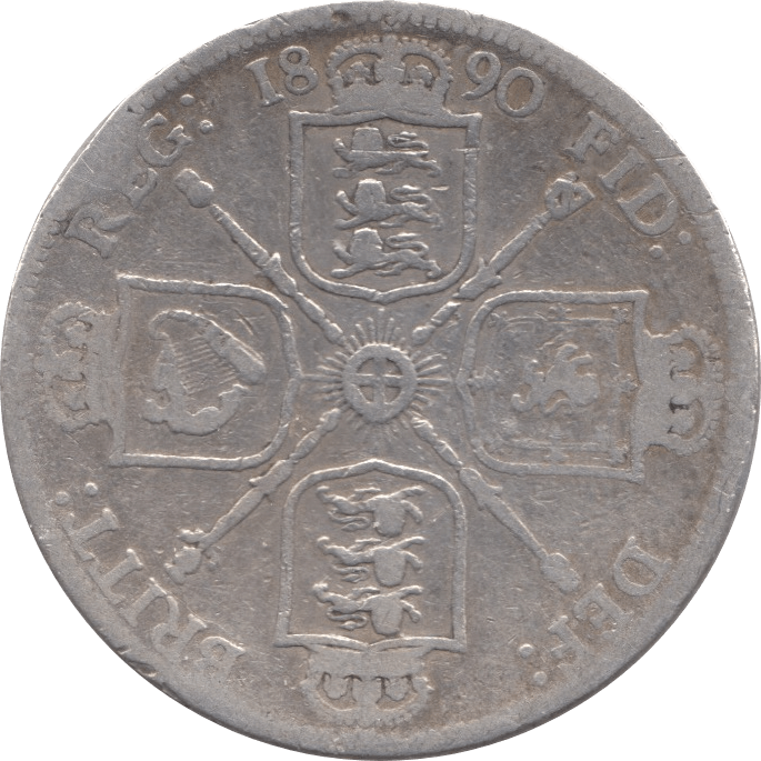 1890 FLORIN ( FAIR ) - Florin - Cambridgeshire Coins