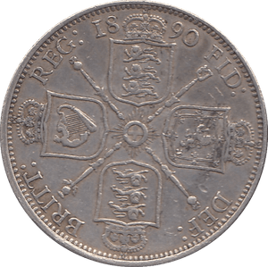 1890 FLORIN ( GVF ) 3 - Florin - Cambridgeshire Coins