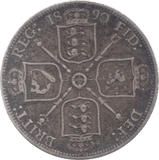 1890 FLORIN ( VF ) 6 - Florin - Cambridgeshire Coins