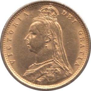 1890 GOLD HALF SOVEREIGN ( AUNC ) - Half Sovereign - Cambridgeshire Coins