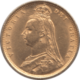 1890 GOLD HALF SOVEREIGN ( AUNC ) - Half Sovereign - Cambridgeshire Coins