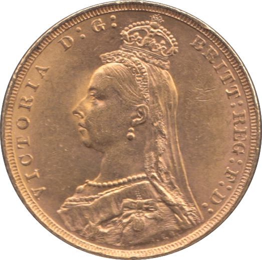 1890 GOLD SOVEREIGN ( EF ) - Sovereign - Cambridgeshire Coins