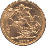 1890 GOLD SOVEREIGN ( GVF ) MELBOURNE MINT - Sovereign - Cambridgeshire Coins