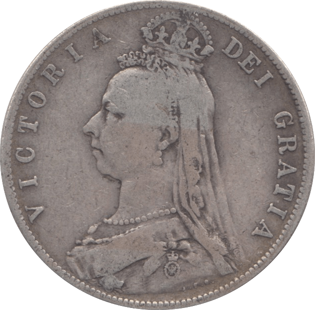 1890 HALFCROWN ( FINE ) 2 - HALFCROWN - Cambridgeshire Coins