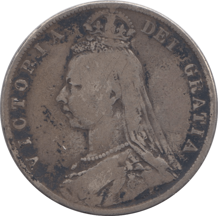 1890 HALFCROWN ( FINE ) 2 - Halfcrown - Cambridgeshire Coins