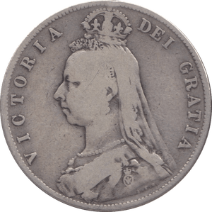 1890 HALFCROWN ( FINE ) 4 - Halfcrown - Cambridgeshire Coins