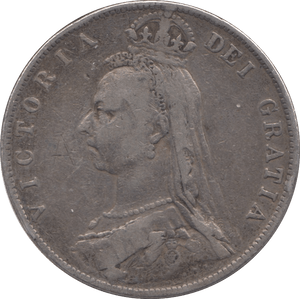1890 HALFCROWN ( FINE ) 5 - Halfcrown - Cambridgeshire Coins