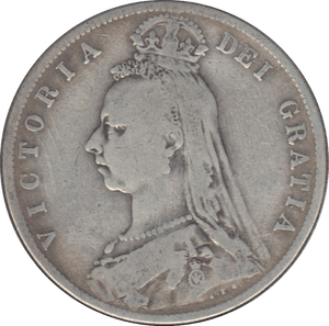 1890 HALFCROWN ( FINE ) 7 - Halfcrown - Cambridgeshire Coins