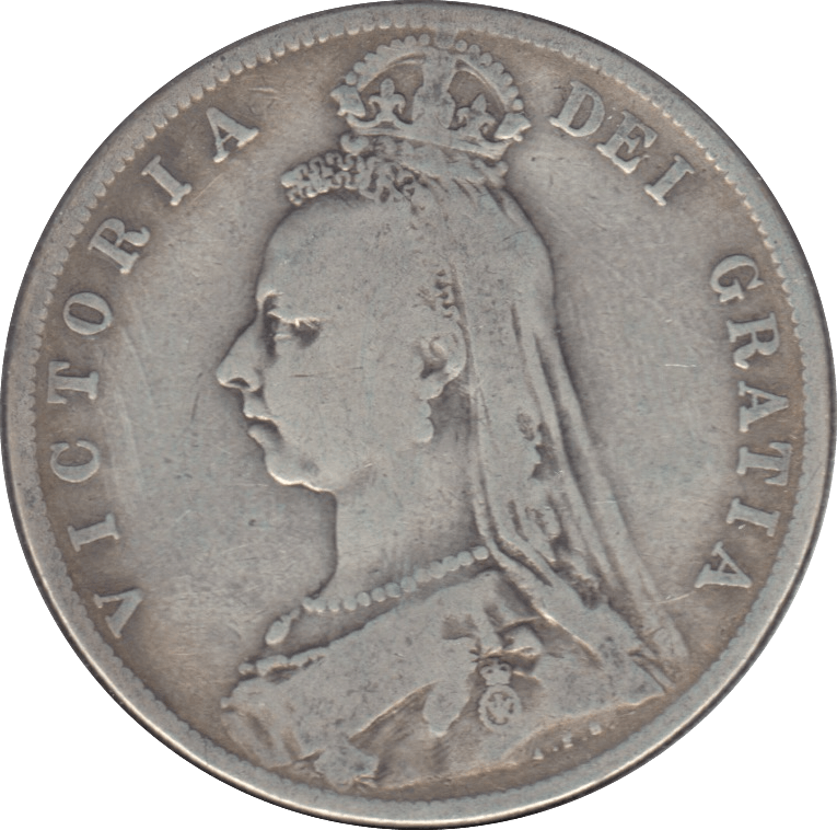 1890 HALFCROWN ( FINE ) 7 - Halfcrown - Cambridgeshire Coins