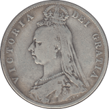 1890 HALFCROWN ( FINE ) 7 - Halfcrown - Cambridgeshire Coins