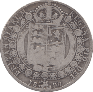 1890 HALFCROWN ( NF ) 3 - HALFCROWN - Cambridgeshire Coins