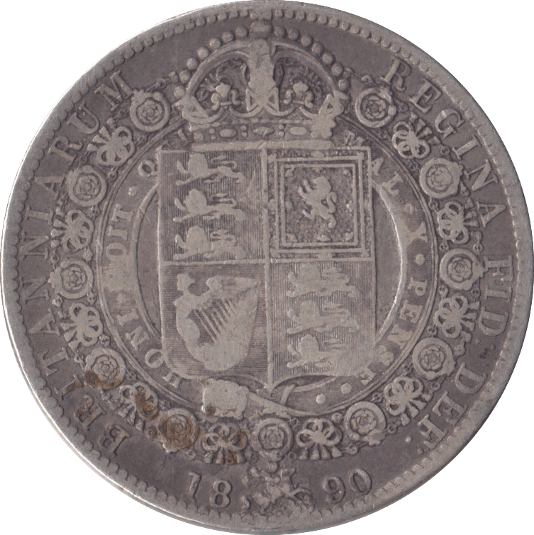 1890 HALFCROWN ( NF ) - HALFCROWN - Cambridgeshire Coins