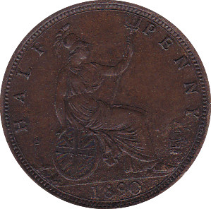 1890 HALFPENNY ( EF ) - Halfpenny - Cambridgeshire Coins