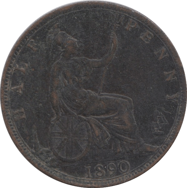 1890 HALFPENNY ( F ) 1 - Halfpenny - Cambridgeshire Coins