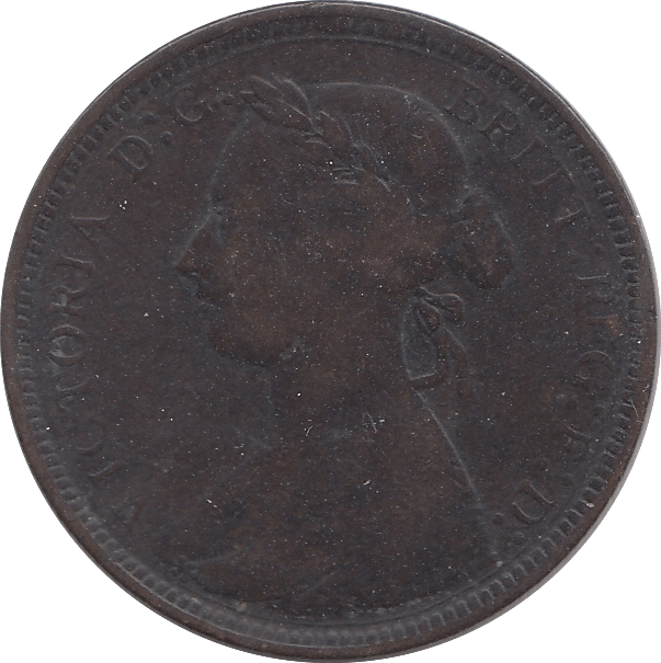1890 HALFPENNY ( F ) B - Halfpenny - Cambridgeshire Coins