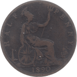 1890 HALFPENNY ( FAIR ) - Halfpenny - Cambridgeshire Coins