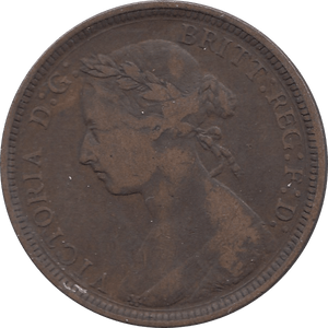 1890 HALFPENNY ( FINE ) - Halfpenny - Cambridgeshire Coins