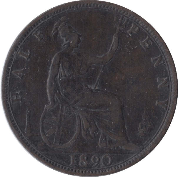 1890 HALFPENNY ( GF ) - Halfpenny - Cambridgeshire Coins
