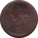 1890 HALFPENNY ( UNC ) - Halfpenny - Cambridgeshire Coins