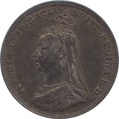 1890 MAUNDY THREEPENCE ( AUNC ) - Maundy Coins - Cambridgeshire Coins