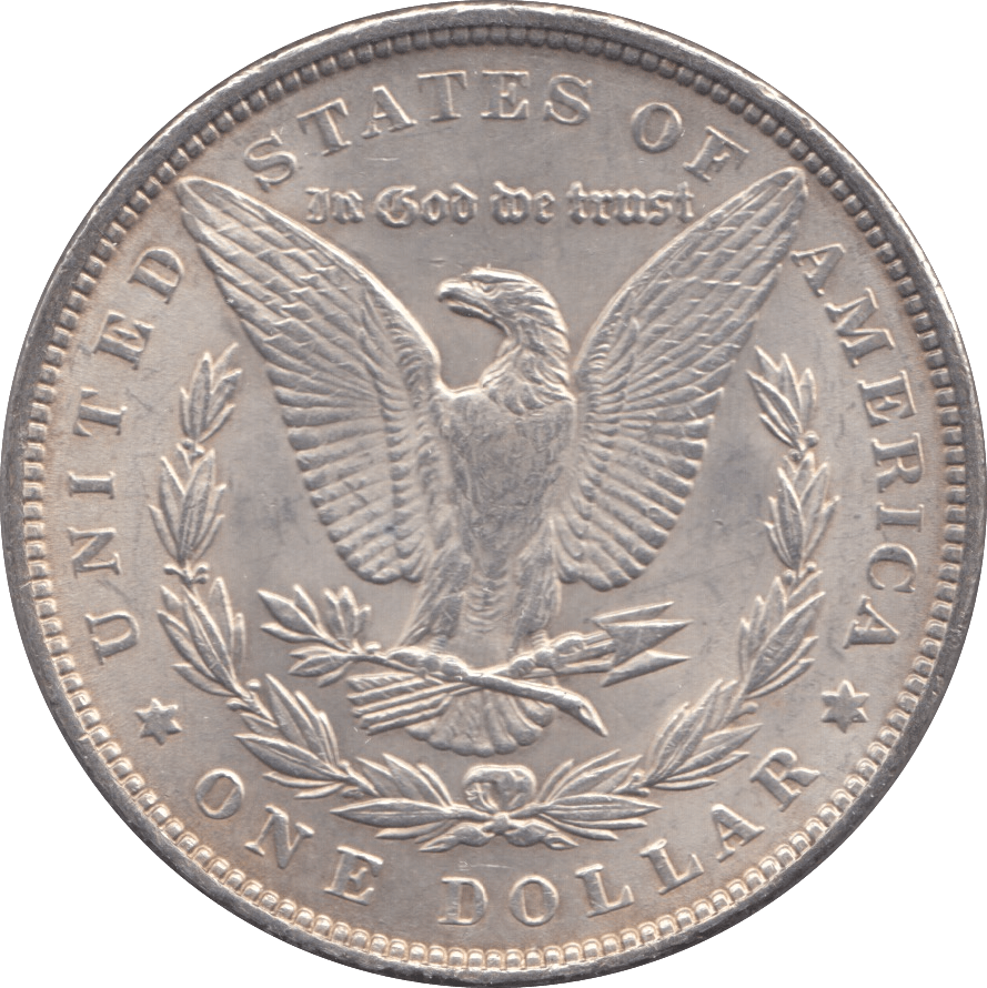 1890 MORGAN DOLLAR USA - SILVER WORLD COINS - Cambridgeshire Coins