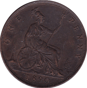 1890 PENNY ( AUNC ) - Penny - Cambridgeshire Coins
