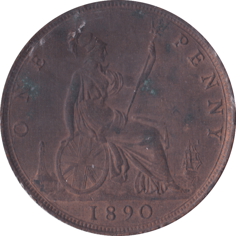 1890 PENNY ( EF ) - Penny - Cambridgeshire Coins