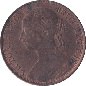 1890 PENNY ( EF ) - Penny - Cambridgeshire Coins