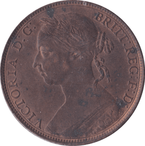 1890 PENNY ( EF ) - Penny - Cambridgeshire Coins