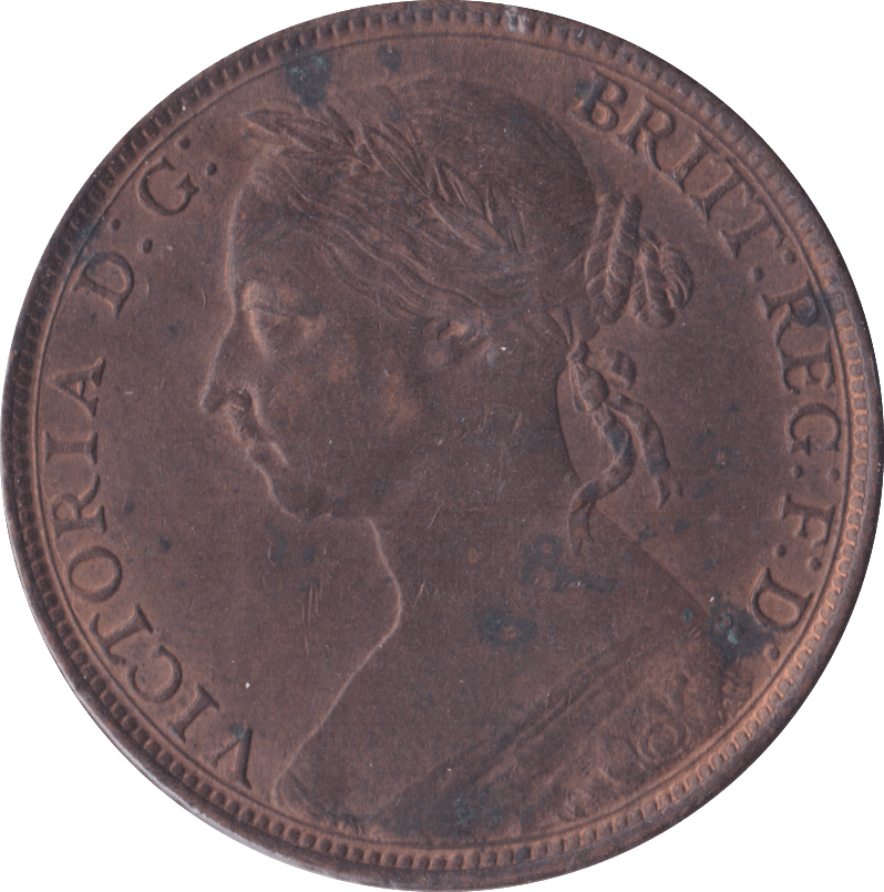 1890 PENNY ( EF ) - Penny - Cambridgeshire Coins