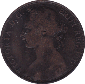 1890 PENNY ( F ) - Penny - Cambridgeshire Coins
