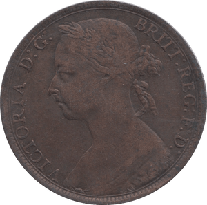 1890 PENNY ( GF ) 4 - Penny - Cambridgeshire Coins