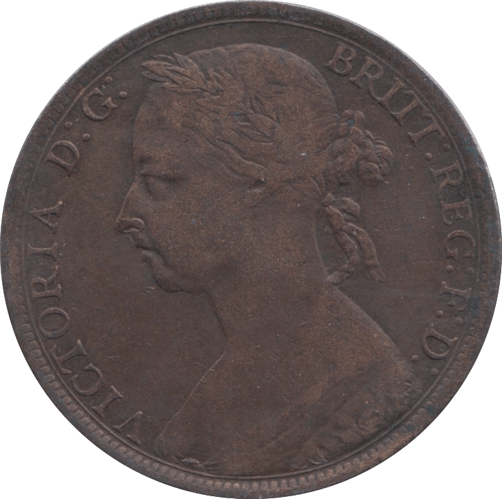 1890 PENNY ( GF ) 4 - Penny - Cambridgeshire Coins
